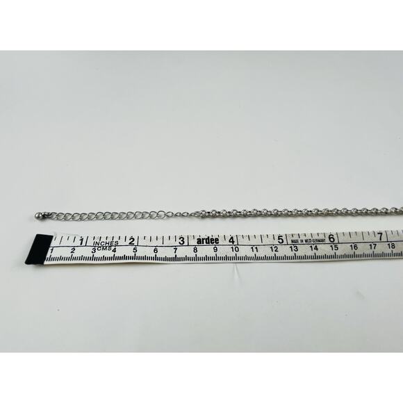 2 Tone Coin Disc Necklace Bracelet Rhinestone Boho Matte Brass Gold Silver disk - Picture 12 of 15